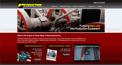 Desktop Screenshot of productionengineandpump.com